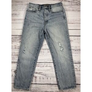 Point Sur Jeans Women's Distressed Relaxed Fit Slouchy Boyfriend Size 27